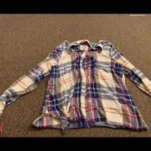 Multi colored flannel